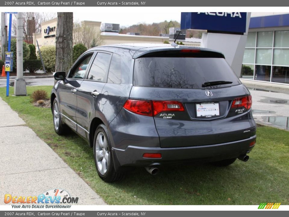 2007 Acura RDX Carbon Gray Pearl / Taupe Photo #7