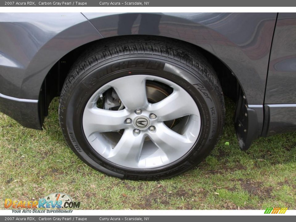 2007 Acura RDX Carbon Gray Pearl / Taupe Photo #19