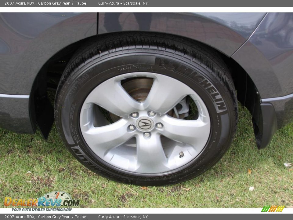 2007 Acura RDX Carbon Gray Pearl / Taupe Photo #20