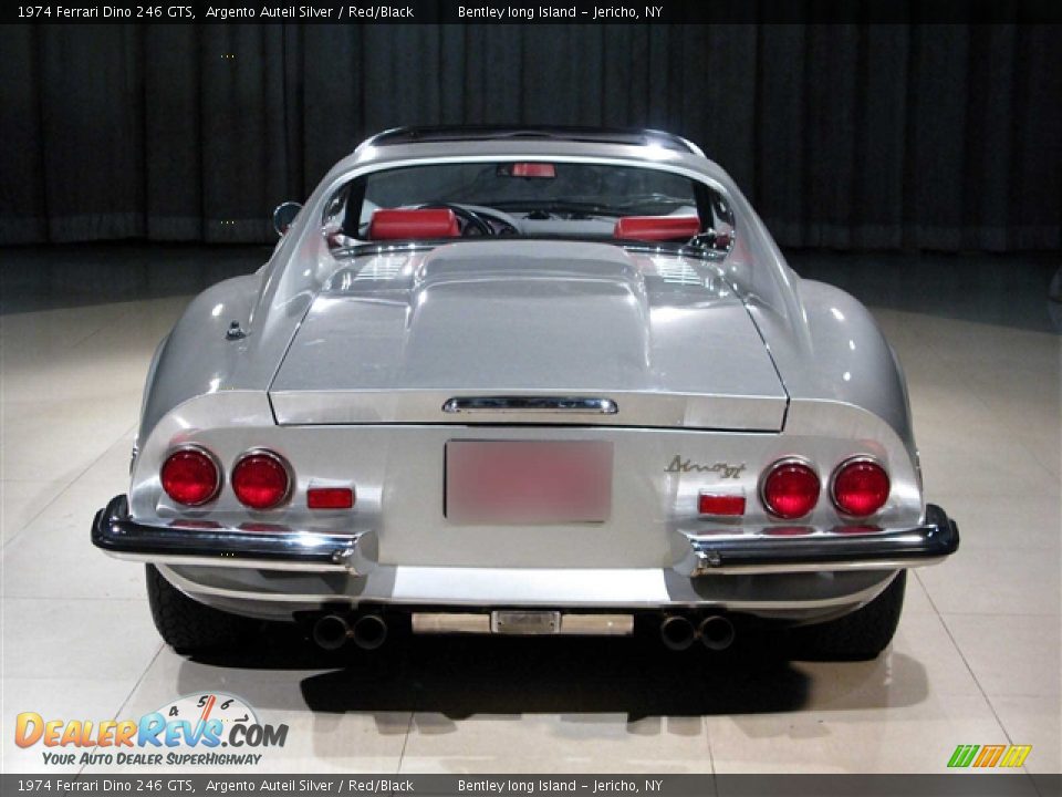 1974 Ferrari Dino 246 GTS Argento Auteil Silver / Red/Black Photo #20