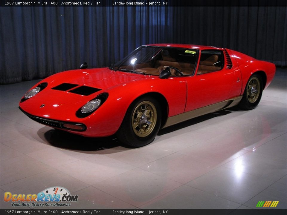 1967 Lamborghini Miura P400 Andromeda Red / Tan Photo #1