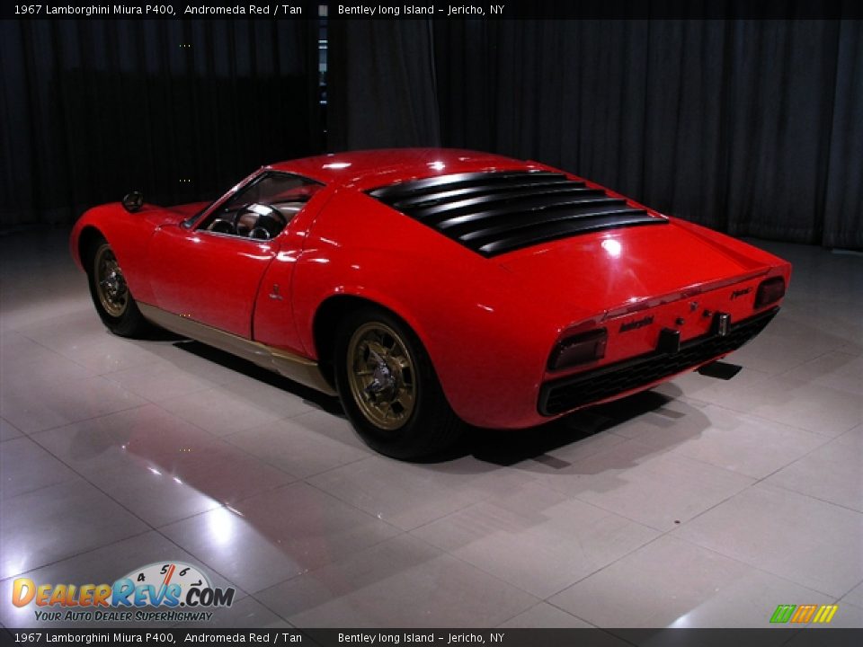 1967 Lamborghini Miura P400 Andromeda Red / Tan Photo #2