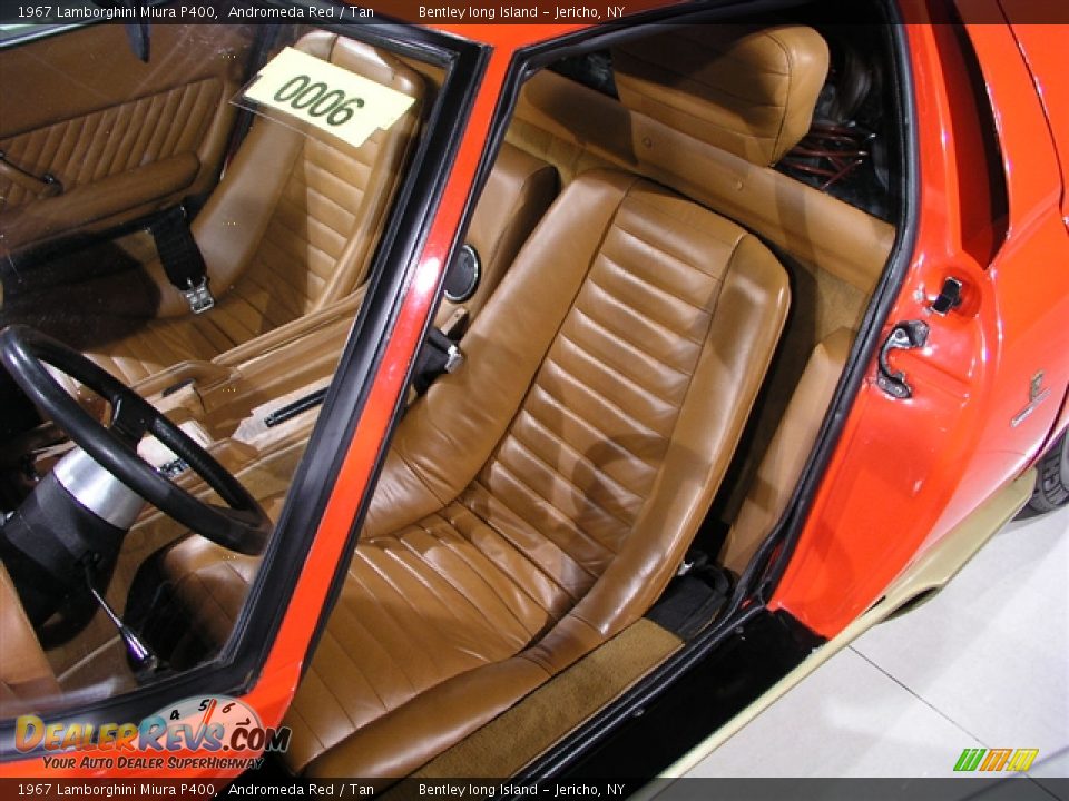 Tan Interior - 1967 Lamborghini Miura P400 Photo #5