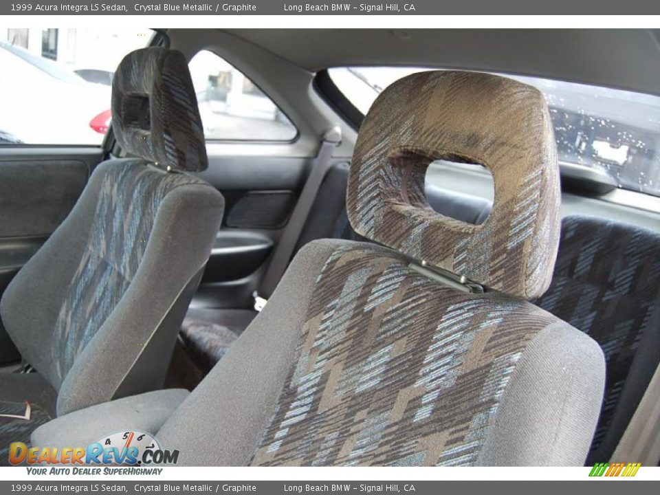 1999 Acura Integra LS Sedan Crystal Blue Metallic / Graphite Photo #4