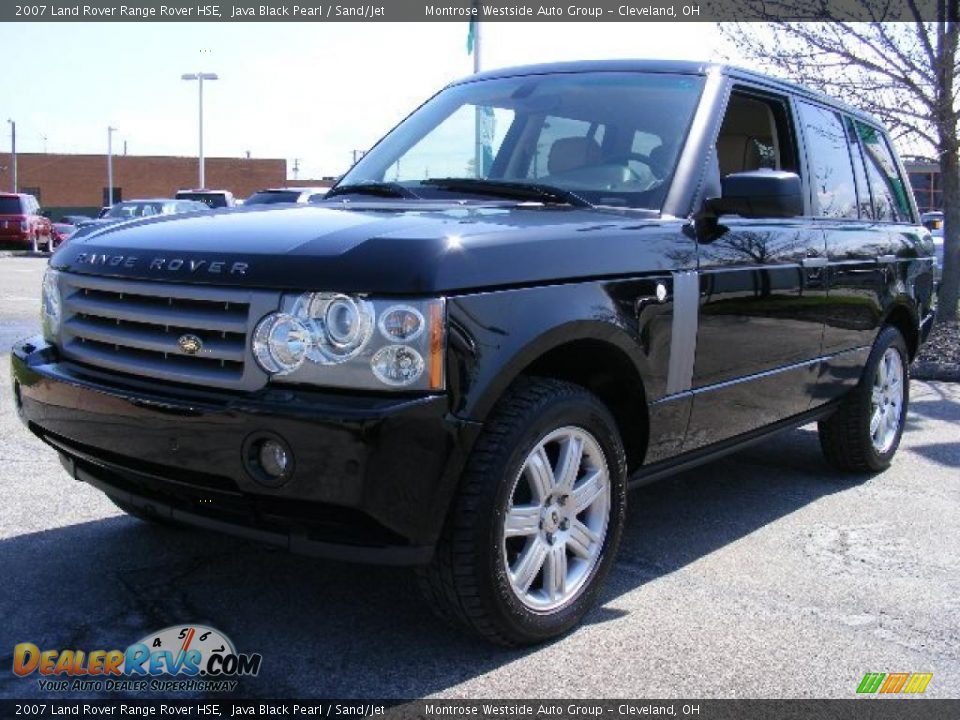 2007 Land Rover Range Rover HSE Java Black Pearl / Sand/Jet Photo #1