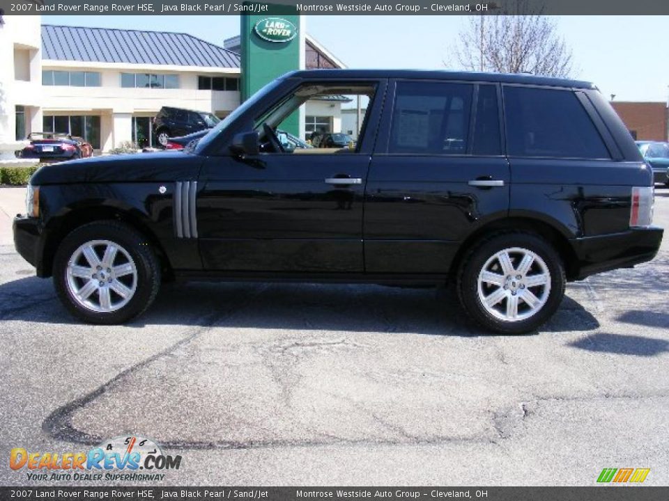 2007 Land Rover Range Rover HSE Java Black Pearl / Sand/Jet Photo #2
