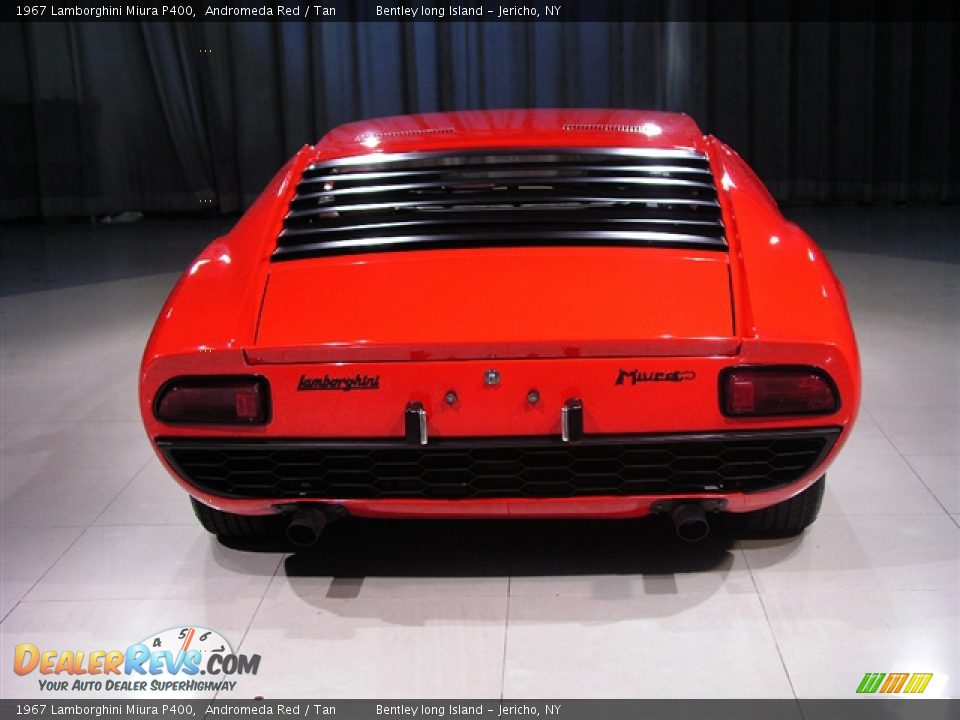 1967 Lamborghini Miura P400 Andromeda Red / Tan Photo #20