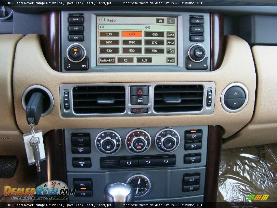 2007 Land Rover Range Rover HSE Java Black Pearl / Sand/Jet Photo #19