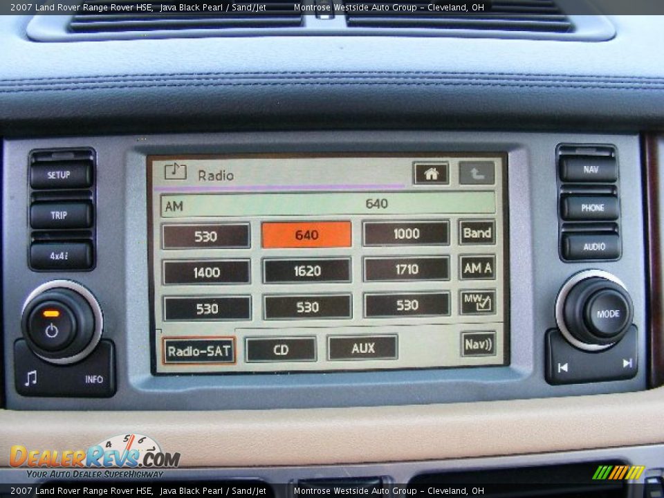 2007 Land Rover Range Rover HSE Java Black Pearl / Sand/Jet Photo #20