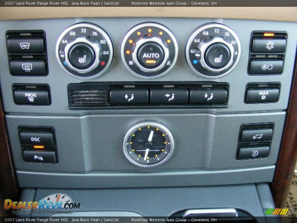 2007 Land Rover Range Rover HSE Java Black Pearl / Sand/Jet Photo #21