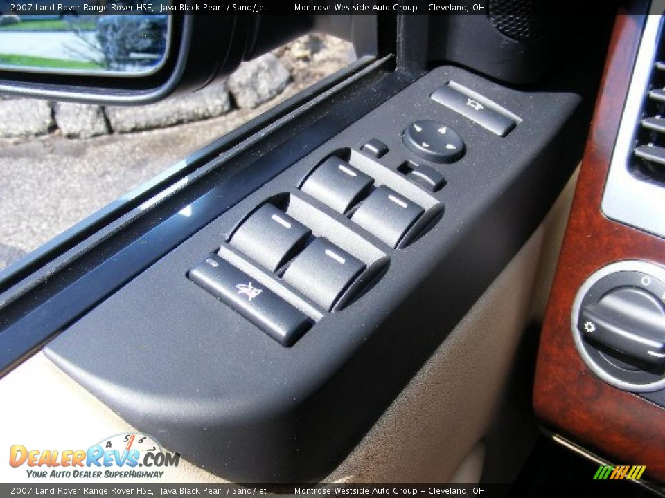 2007 Land Rover Range Rover HSE Java Black Pearl / Sand/Jet Photo #24