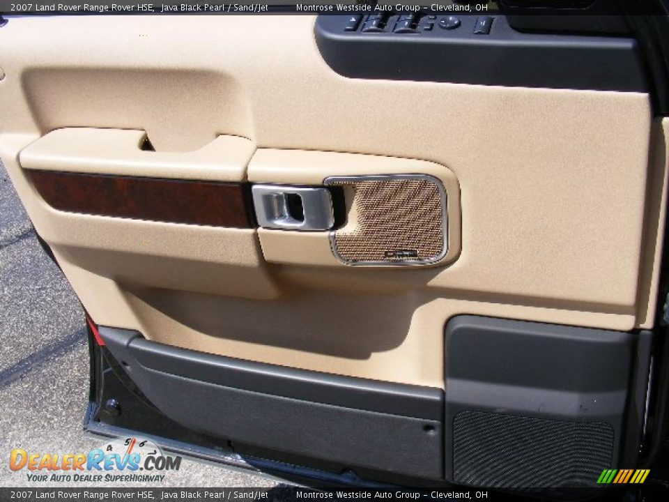 2007 Land Rover Range Rover HSE Java Black Pearl / Sand/Jet Photo #25