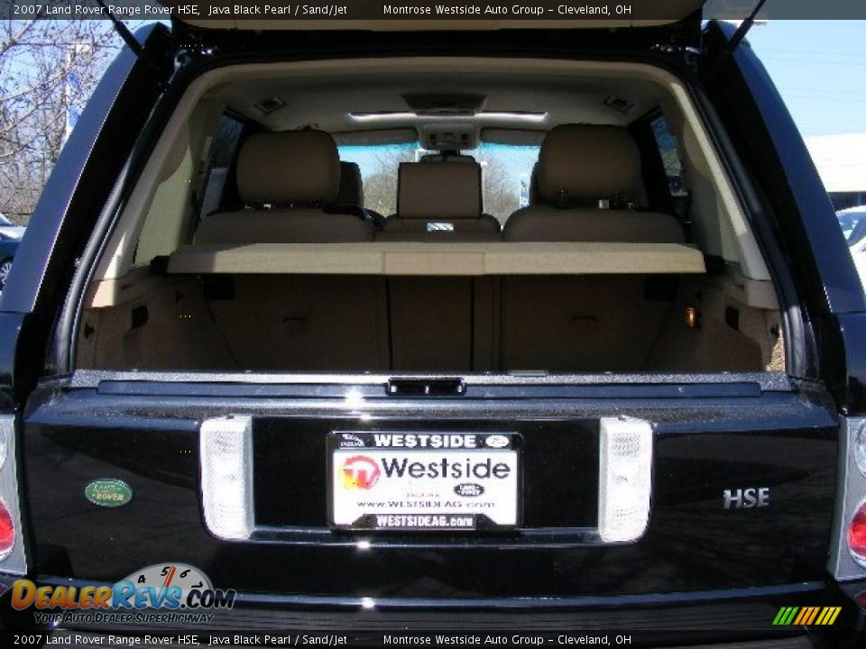 2007 Land Rover Range Rover HSE Java Black Pearl / Sand/Jet Photo #27