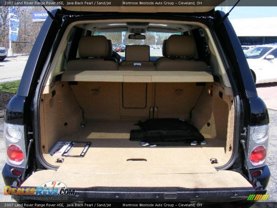 2007 Land Rover Range Rover HSE Java Black Pearl / Sand/Jet Photo #28