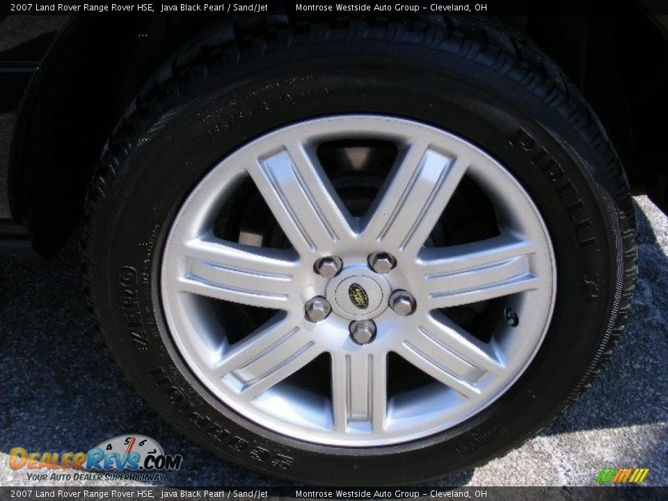 2007 Land Rover Range Rover HSE Java Black Pearl / Sand/Jet Photo #29