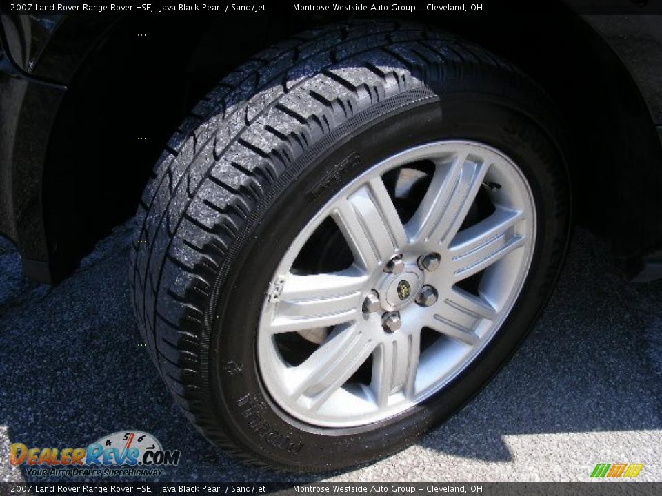 2007 Land Rover Range Rover HSE Java Black Pearl / Sand/Jet Photo #30