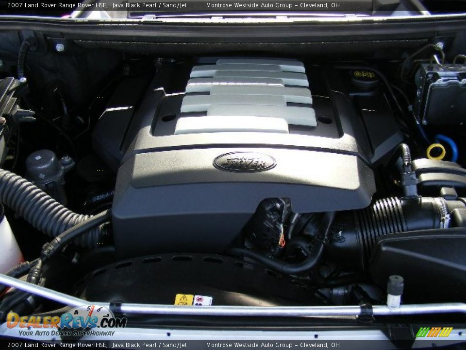 2007 Land Rover Range Rover HSE Java Black Pearl / Sand/Jet Photo #31