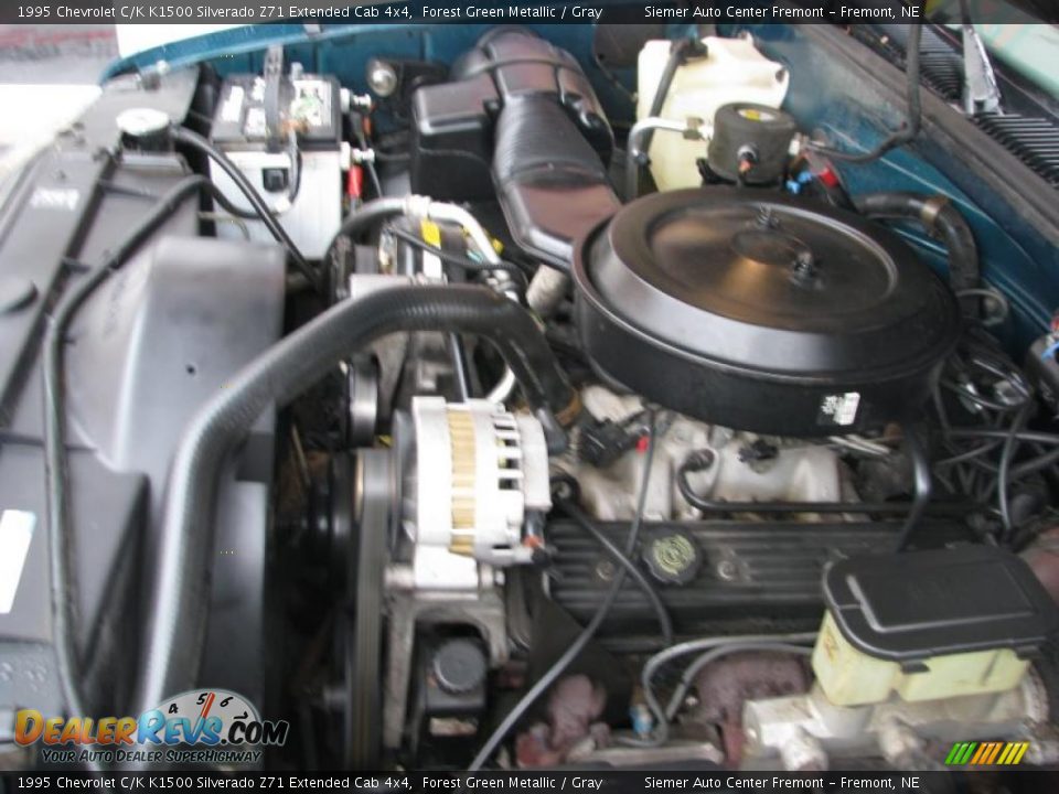 1995 Chevrolet C/K K1500 Silverado Z71 Extended Cab 4x4 Forest Green Metallic / Gray Photo #23