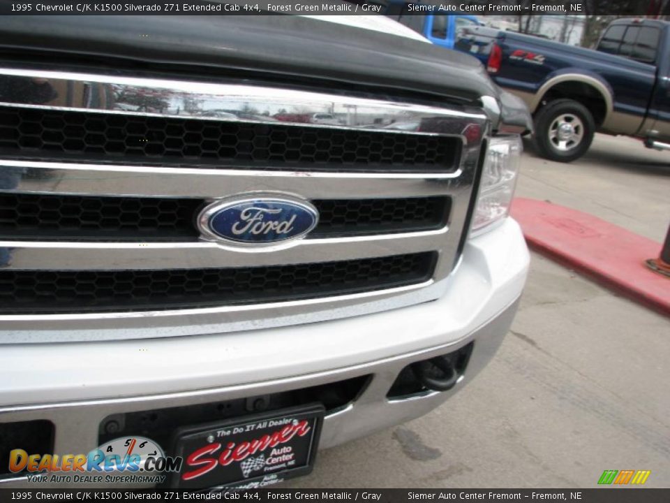 1995 Chevrolet C/K K1500 Silverado Z71 Extended Cab 4x4 Forest Green Metallic / Gray Photo #29