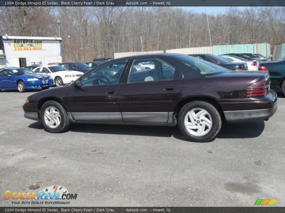 1994 Dodge Intrepid ES Sedan Black Cherry Pearl / Dark Gray Photo #8