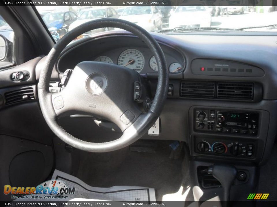 1994 Dodge Intrepid ES Sedan Black Cherry Pearl / Dark Gray Photo #13
