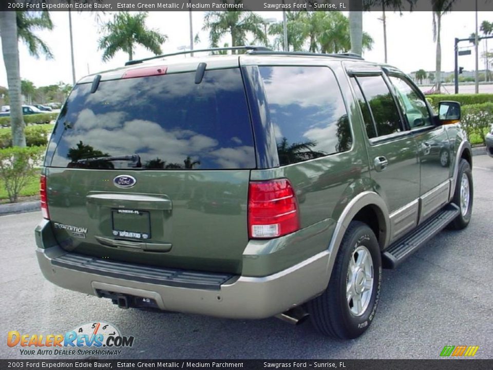 2003 Ford Expedition Eddie Bauer Estate Green Metallic / Medium Parchment Photo #3