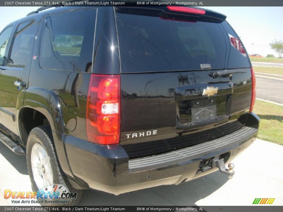 2007 Chevrolet Tahoe Z71 4x4 Black / Dark Titanium/Light Titanium Photo #8