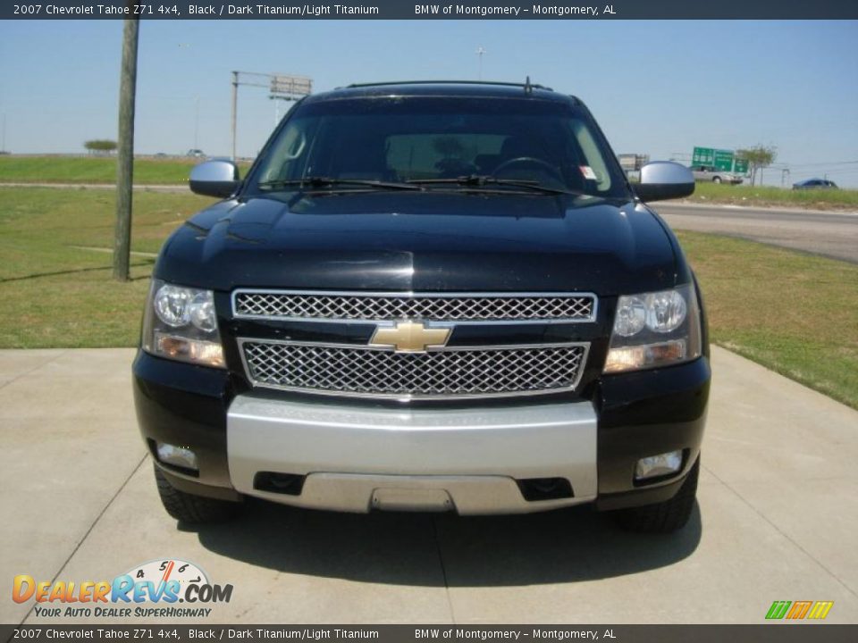 2007 Chevrolet Tahoe Z71 4x4 Black / Dark Titanium/Light Titanium Photo #10