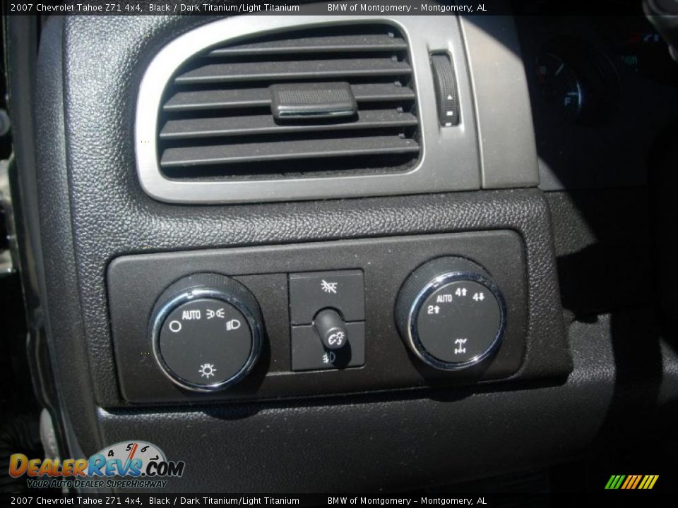 2007 Chevrolet Tahoe Z71 4x4 Black / Dark Titanium/Light Titanium Photo #17