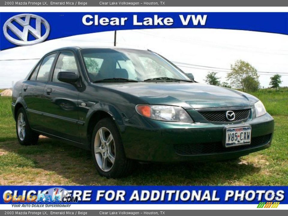 2003 Mazda Protege LX Emerald Mica / Beige Photo #1