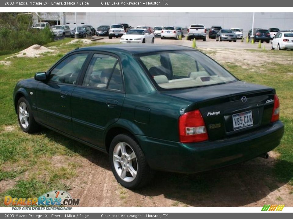 2003 Mazda Protege LX Emerald Mica / Beige Photo #2