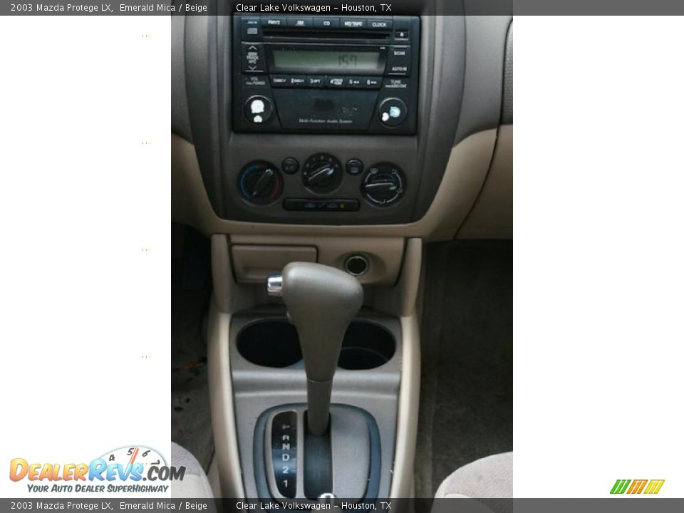 2003 Mazda Protege LX Emerald Mica / Beige Photo #23
