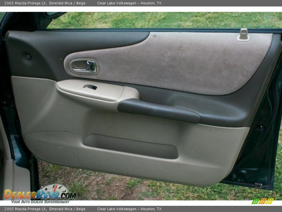 2003 Mazda Protege LX Emerald Mica / Beige Photo #29