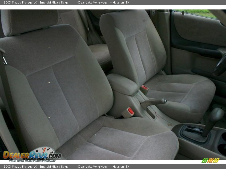 2003 Mazda Protege LX Emerald Mica / Beige Photo #32
