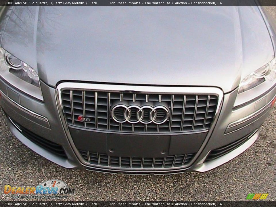 2008 Audi S8 5.2 quattro Quartz Grey Metallic / Black Photo #15