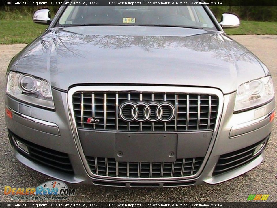 2008 Audi S8 5.2 quattro Quartz Grey Metallic / Black Photo #16