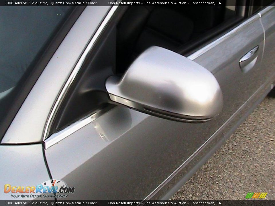 2008 Audi S8 5.2 quattro Quartz Grey Metallic / Black Photo #17