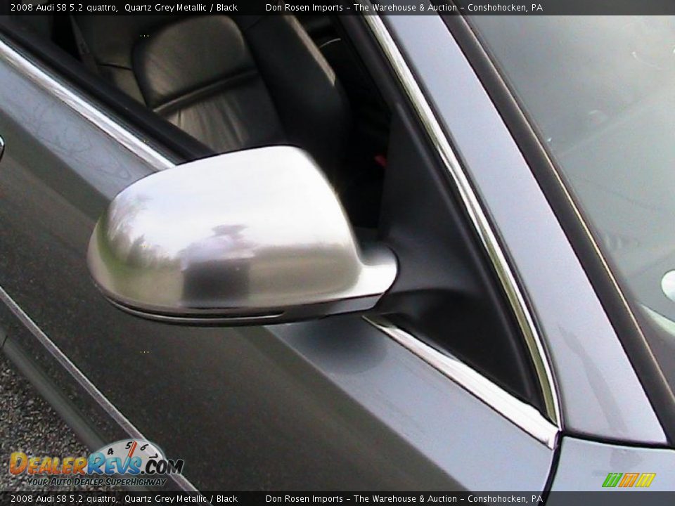 2008 Audi S8 5.2 quattro Quartz Grey Metallic / Black Photo #23
