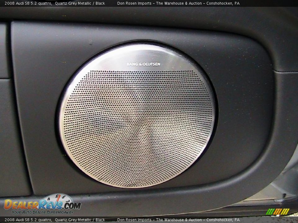 2008 Audi S8 5.2 quattro Quartz Grey Metallic / Black Photo #28