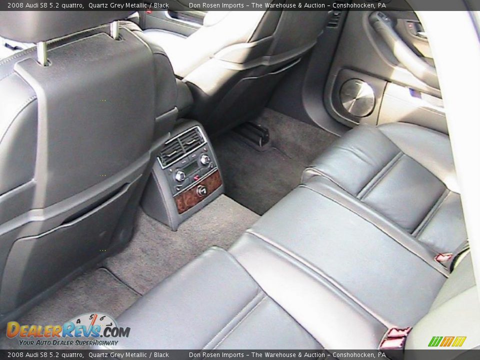 2008 Audi S8 5.2 quattro Quartz Grey Metallic / Black Photo #33