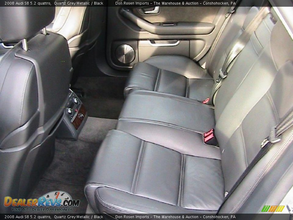 2008 Audi S8 5.2 quattro Quartz Grey Metallic / Black Photo #34