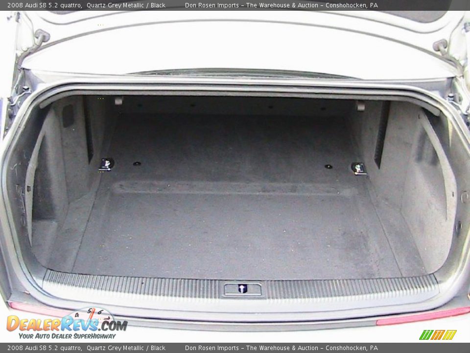 2008 Audi S8 5.2 quattro Quartz Grey Metallic / Black Photo #35