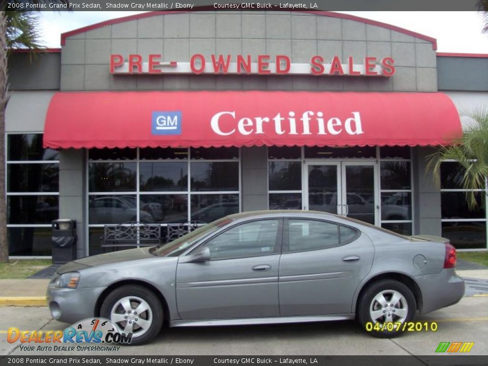 2008 Pontiac Grand Prix Sedan Shadow Gray Metallic / Ebony Photo #1