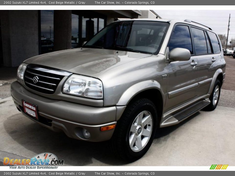 2002 Suzuki XL7 Limited 4x4 Cool Beige Metallic / Gray Photo #2