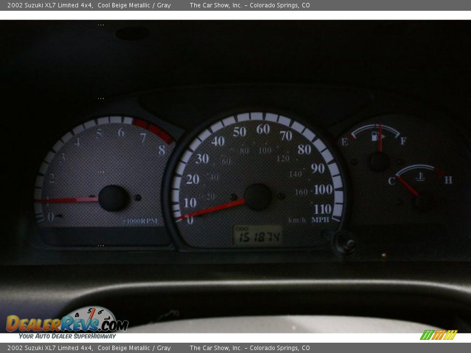 2002 Suzuki XL7 Limited 4x4 Cool Beige Metallic / Gray Photo #9