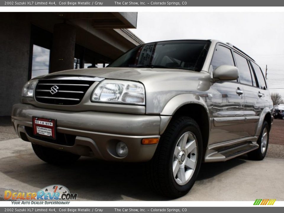 2002 Suzuki XL7 Limited 4x4 Cool Beige Metallic / Gray Photo #16