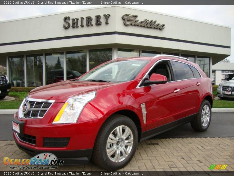 2010 Cadillac SRX V6 Crystal Red Tintcoat / Titanium/Ebony Photo #1