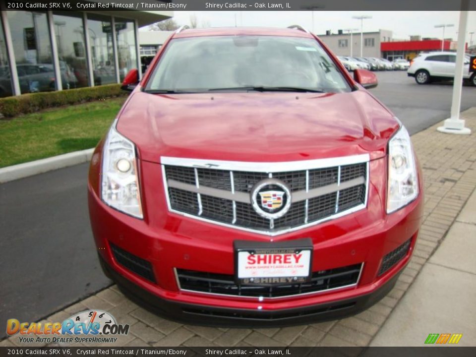 2010 Cadillac SRX V6 Crystal Red Tintcoat / Titanium/Ebony Photo #2