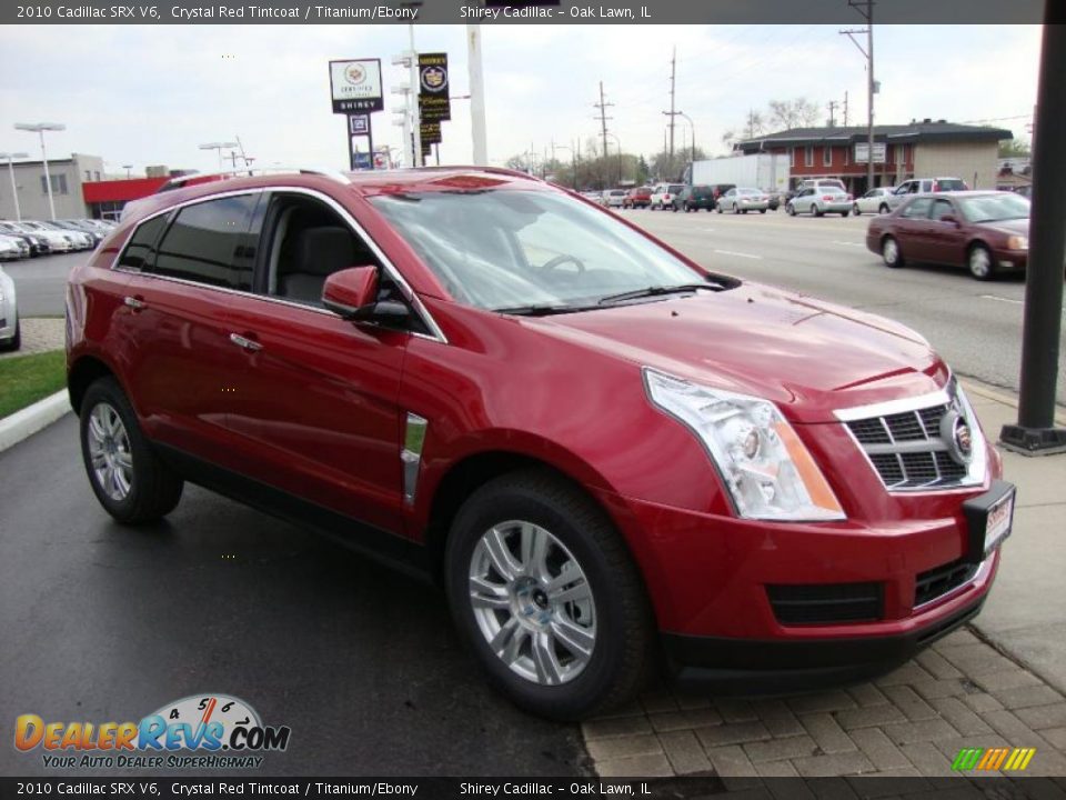 2010 Cadillac SRX V6 Crystal Red Tintcoat / Titanium/Ebony Photo #3