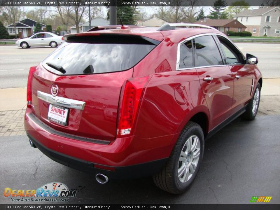 2010 Cadillac SRX V6 Crystal Red Tintcoat / Titanium/Ebony Photo #4